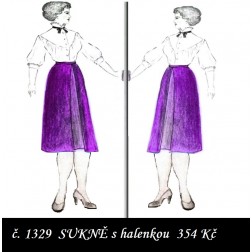 Sukňový kostýmek z roku 1950 Apolenka
