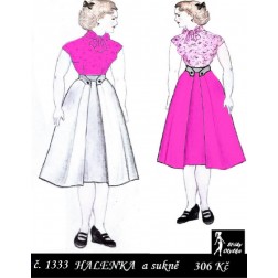 Sukňový komplet z roku 1950 Matylda